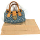 LOUIS VUITTON M95020 Monogram Denim Pretty Mini Bag Handbag in Monogram Denim Canvas for Women