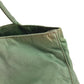 Prada Triangle Logo Plaque Tote Bag Shoulder Bag Nylon Unisex Khaki
