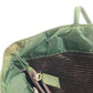 Prada Triangle Logo Plaque Tote Bag Shoulder Bag Nylon Unisex Khaki