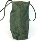 Prada Triangle Logo Plaque Tote Bag Shoulder Bag Nylon Unisex Khaki