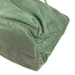 Prada Triangle Logo Plaque Tote Bag Shoulder Bag Nylon Unisex Khaki