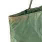 Prada Triangle Logo Plaque Tote Bag Shoulder Bag Nylon Unisex Khaki