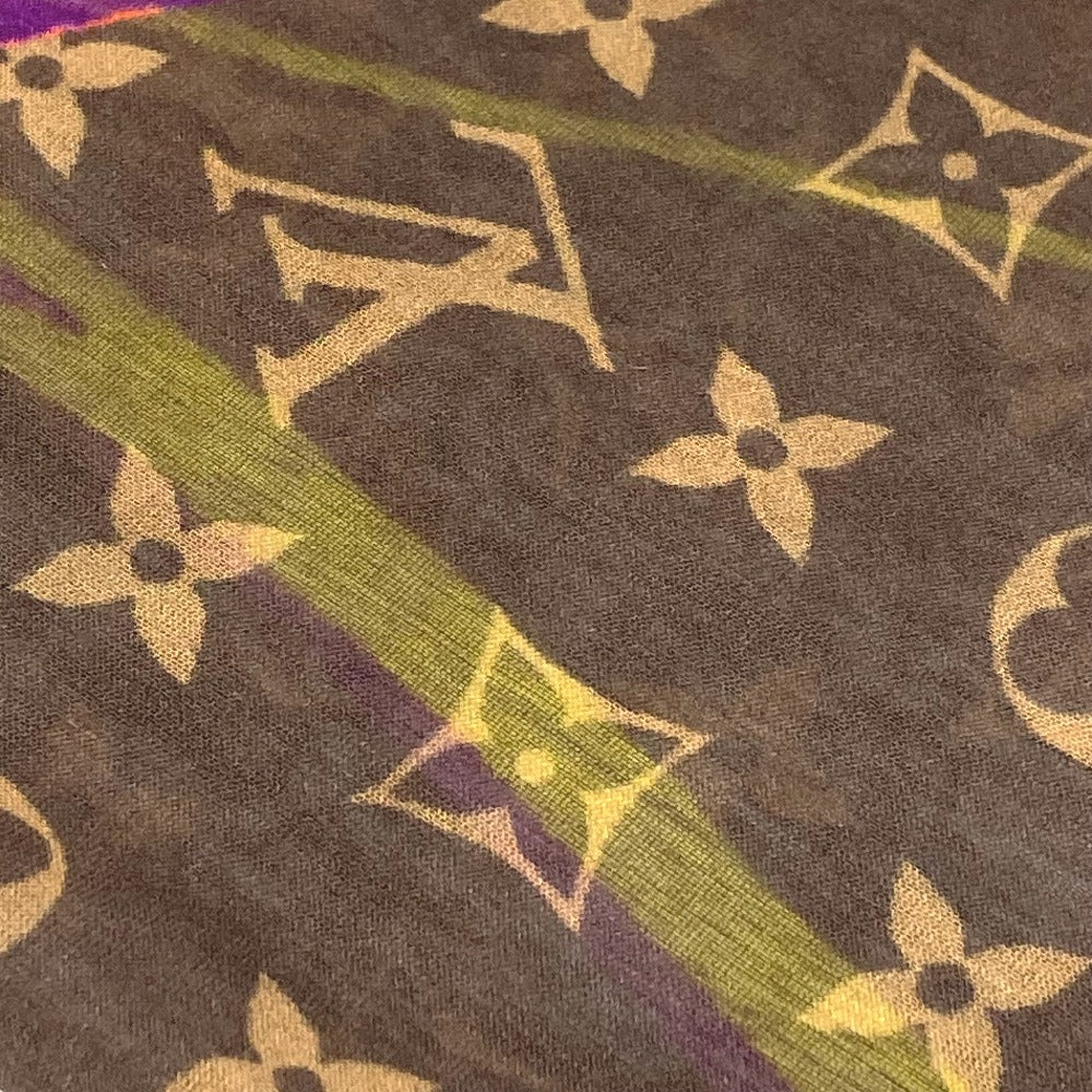LOUIS VUITTON M73946 Monogram LV Logo Large Scarf Shawl Scarf Cotton Unisex Scarf