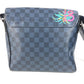 LOUIS VUITTON N50005 Damier Cobalt District PM Crossbody Flap Shoulder Bag in Damier Cobalt Canvas, Unisex, Navy