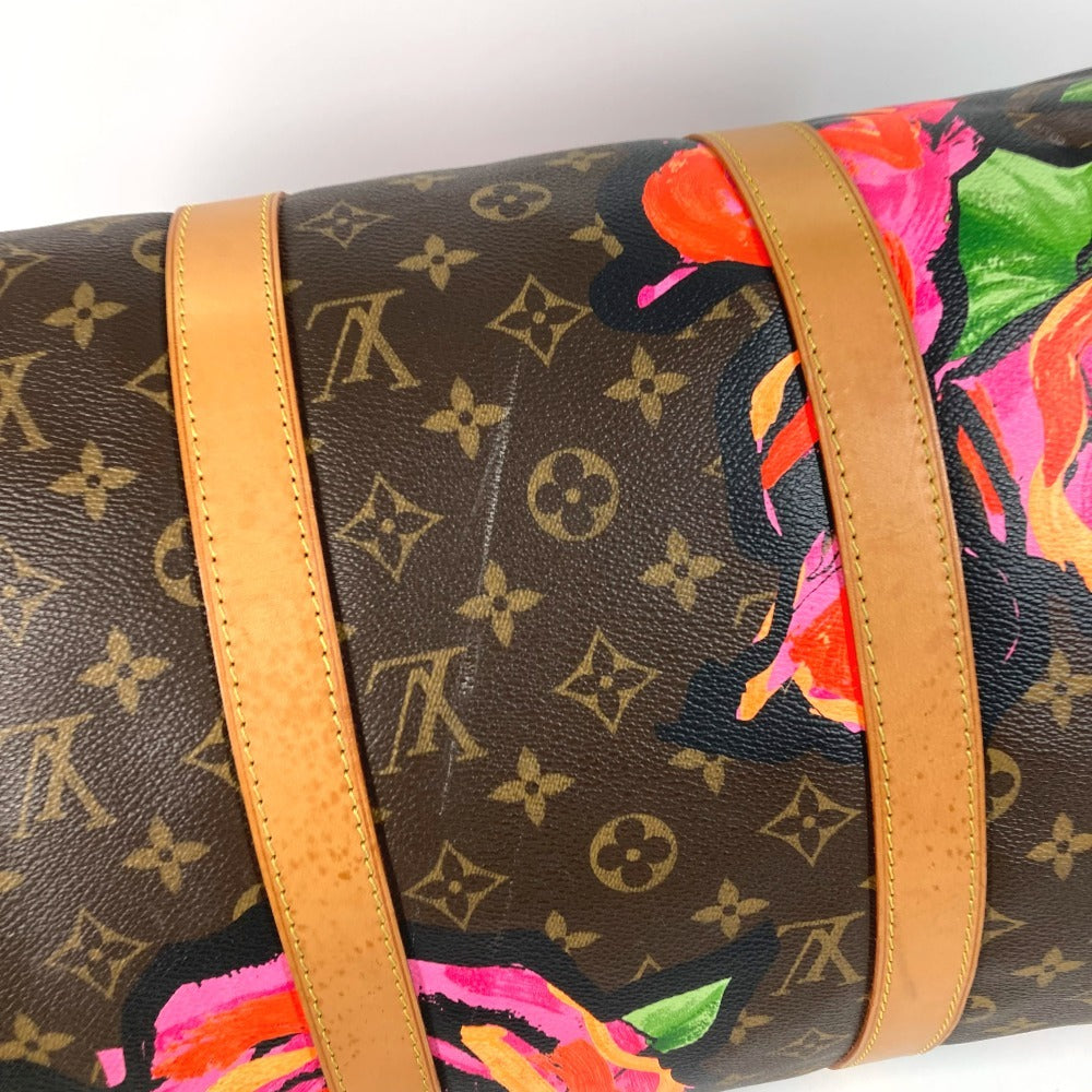 LOUIS VUITTON M48605 Monogram Rose Keepall 50 Travel Bag, Monogram Canvas Boston Bag, Women's, Pink