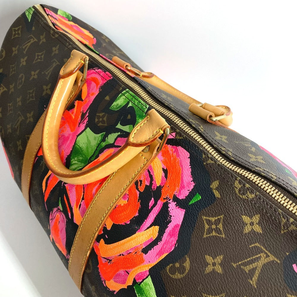 LOUIS VUITTON M48605 Monogram Rose Keepall 50 Travel Bag, Monogram Canvas Boston Bag, Women's, Pink