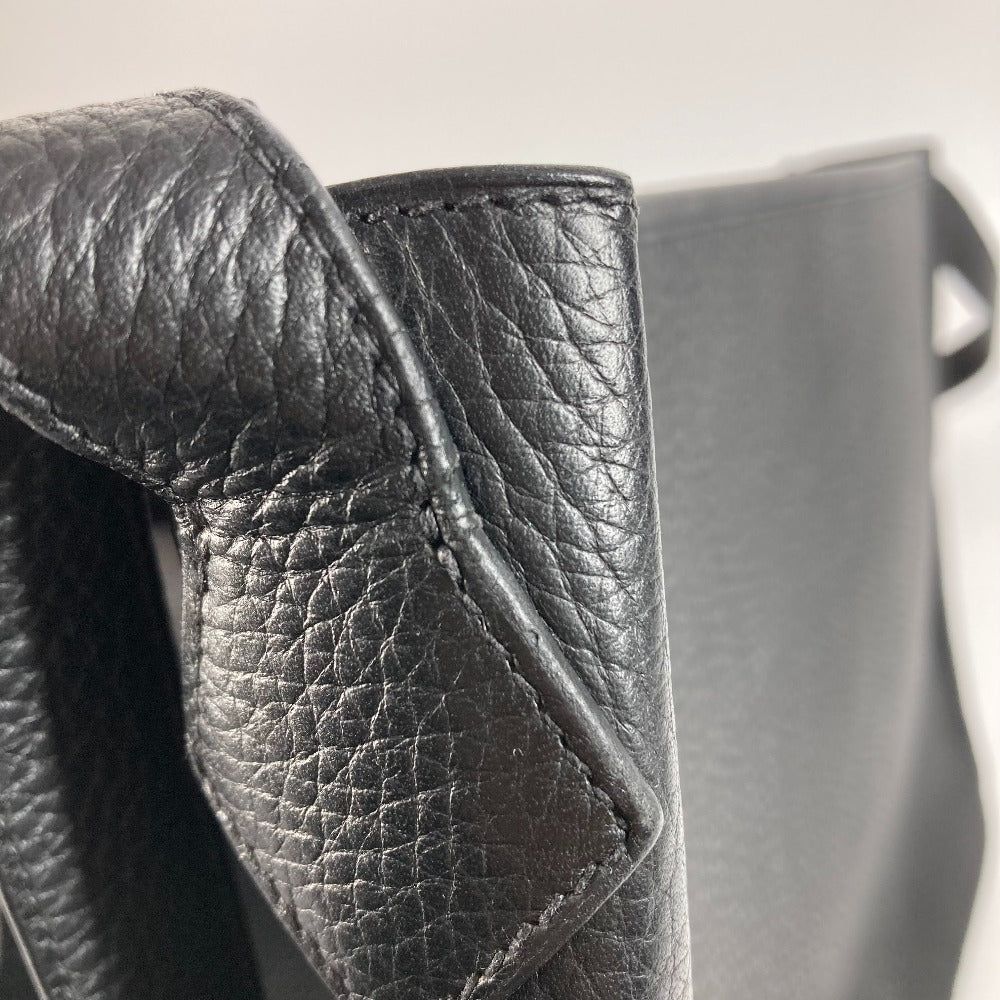 HERMES フラップ ヴィクトリア メッセンジャーバッグ ビジネスバッグ カバン 2WAYバッグ ショルダーバッグ 斜め掛け ハンドバッグ トリヨンクレマンス ユニセックス ブラック