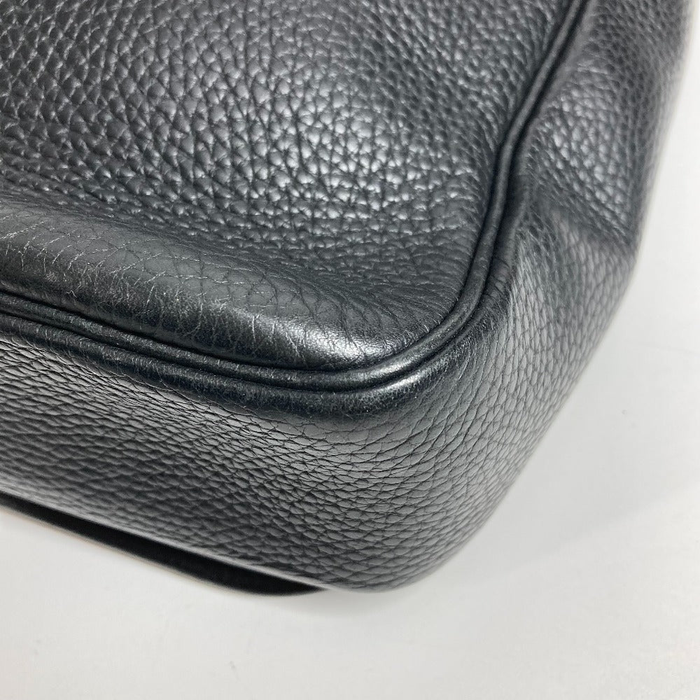 HERMES フラップ ヴィクトリア メッセンジャーバッグ ビジネスバッグ カバン 2WAYバッグ ショルダーバッグ 斜め掛け ハンドバッグ トリヨンクレマンス ユニセックス ブラック