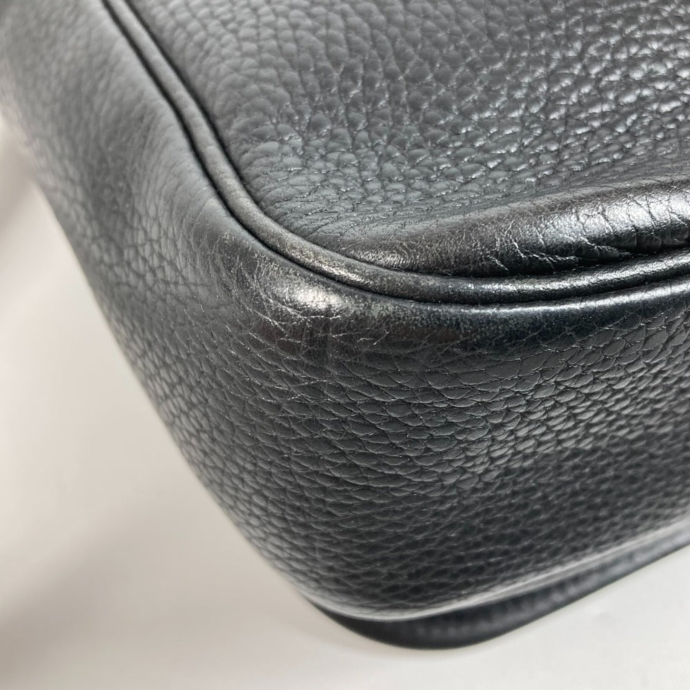 HERMES フラップ ヴィクトリア メッセンジャーバッグ ビジネスバッグ カバン 2WAYバッグ ショルダーバッグ 斜め掛け ハンドバッグ トリヨンクレマンス ユニセックス ブラック