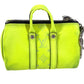 LOUIS VUITTON M01048 Taiga Rama Porte-Clés Mini Keepall Bag Charm, Bag-Shaped Boston Bag Keychain, Taiga Leather, Unisex, Yellow