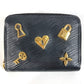 LOUIS VUITTON M63993 Epi Zippy Coin Purse Wallet with Round Zipper, Coin Purse, Epi Leather, Women's, Noir, Black