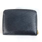 LOUIS VUITTON M63993 Epi Zippy Coin Purse Wallet with Round Zipper, Coin Purse, Epi Leather, Women's, Noir, Black
