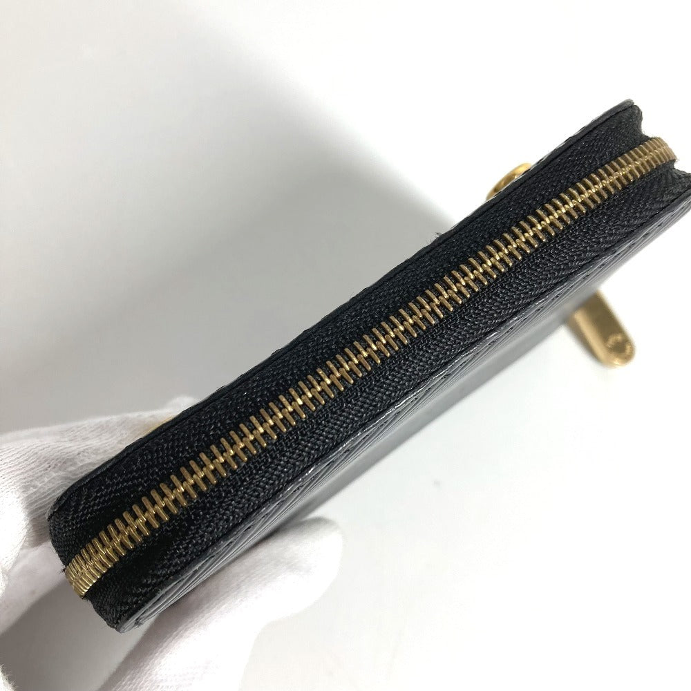 LOUIS VUITTON M63993 Epi Zippy Coin Purse Wallet with Round Zipper, Coin Purse, Epi Leather, Women's, Noir, Black