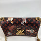LOUIS VUITTON M44408 モノグラム キャットグラム 猫 サック ツイストMM カバン チェーンバッグ 斜め掛け Wチェーン ショルダーバッグ モノグラムキャンバス レディース ブラウン