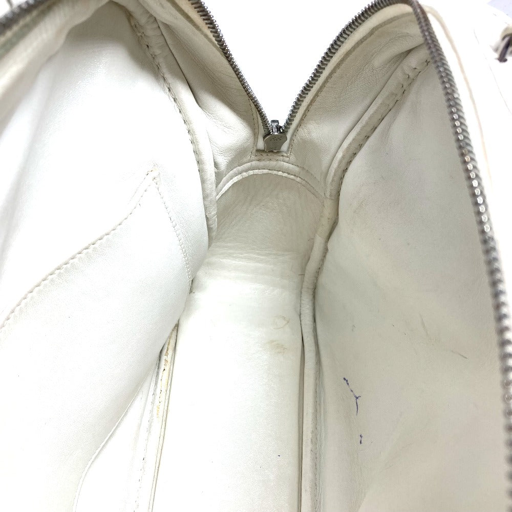 HERMES ボックスバッグ オムニバスPM オムニバス PM カバン ミニボストンバッグ ハンドバッグ レザー ユニセックス ホワイト