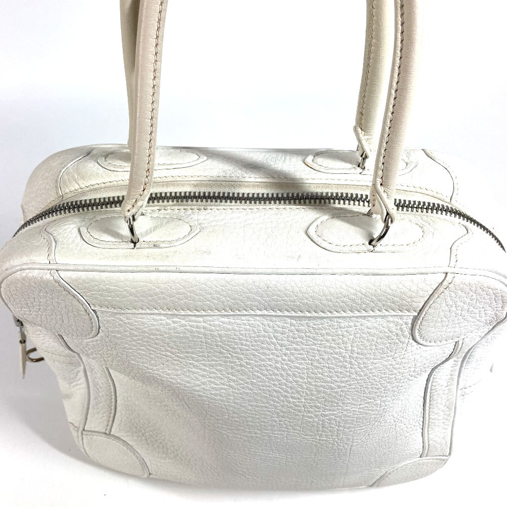 HERMES ボックスバッグ オムニバスPM オムニバス PM カバン ミニボストンバッグ ハンドバッグ レザー ユニセックス ホワイト