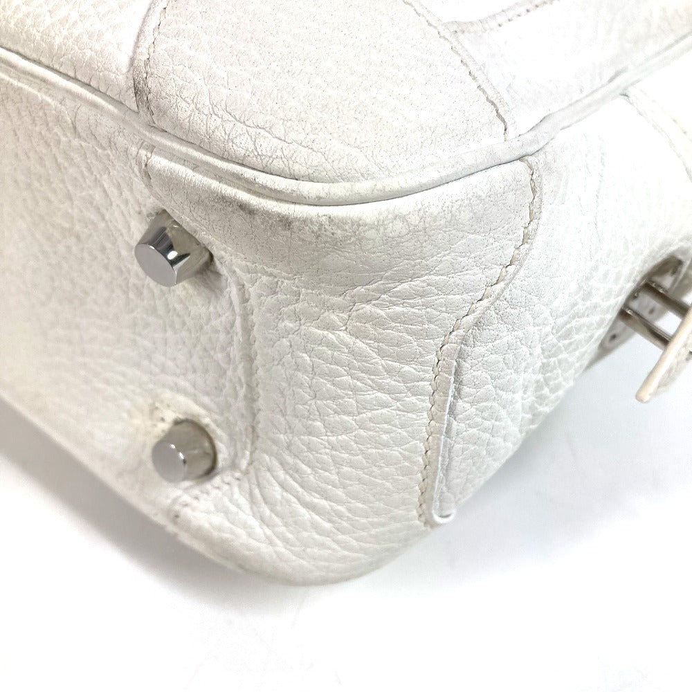 HERMES ボックスバッグ オムニバスPM オムニバス PM カバン ミニボストンバッグ ハンドバッグ レザー ユニセックス ホワイト