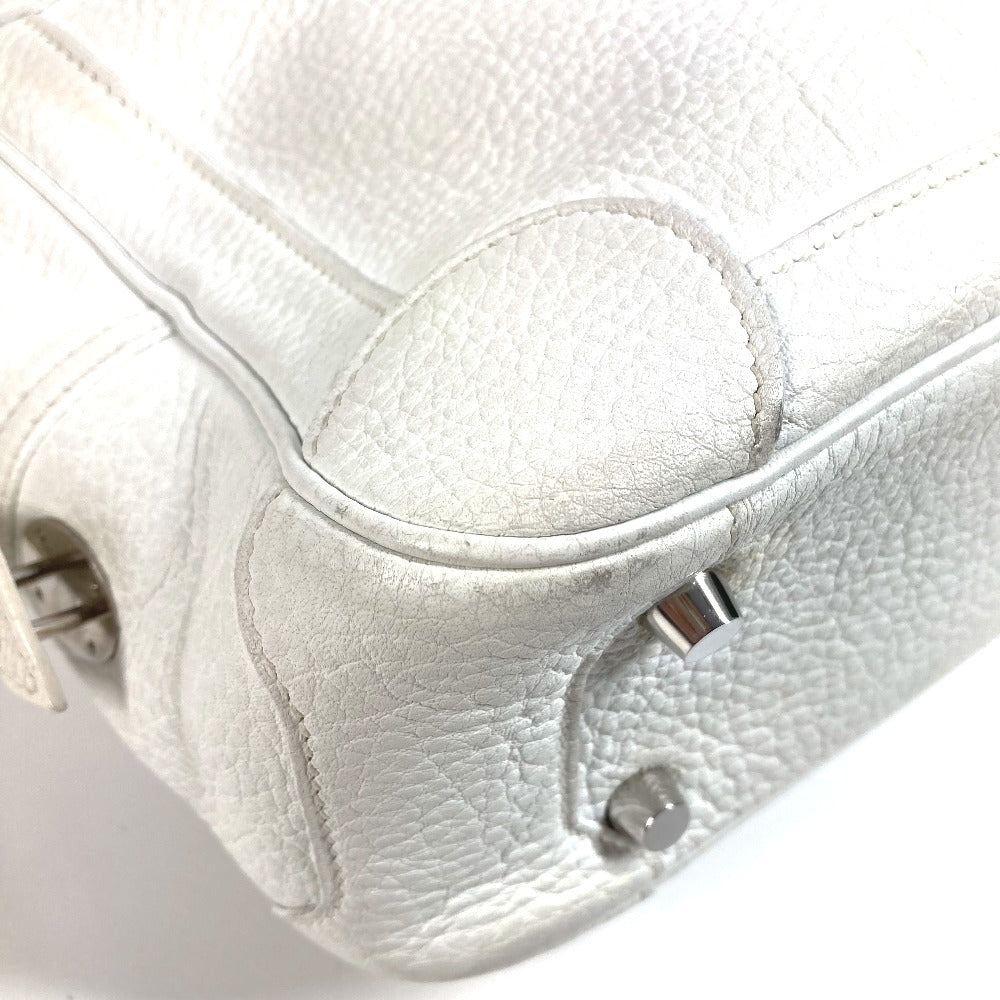 HERMES ボックスバッグ オムニバスPM オムニバス PM カバン ミニボストンバッグ ハンドバッグ レザー ユニセックス ホワイト