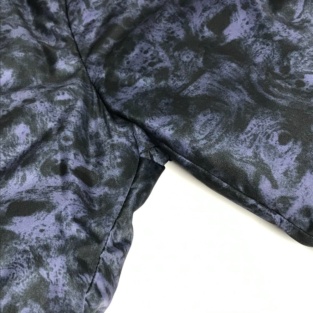 MONCLER EBONY GIUBBOTTO EBONY JACKET ロゴ 総柄 メタルロゴ ダウンジャケット ダウン ロング アウター 長袖 ダウンコート ポリエステル レディース ネイビー