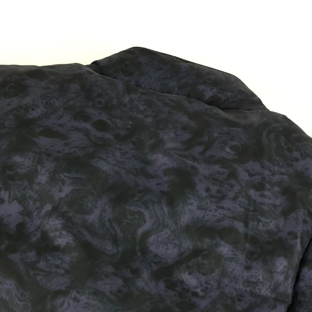 MONCLER EBONY GIUBBOTTO EBONY JACKET ロゴ 総柄 メタルロゴ ダウンジャケット ダウン ロング アウター 長袖 ダウンコート ポリエステル レディース ネイビー