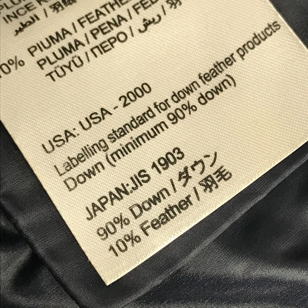 MONCLER EBONY GIUBBOTTO EBONY JACKET ロゴ 総柄 メタルロゴ ダウンジャケット ダウン ロング アウター 長袖 ダウンコート ポリエステル レディース ネイビー