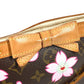 LOUIS VUITTON M92006 Monogram Cherry Blossom Pochette Accessoires by Takashi Murakami. Mini handbag, shoulder bag, accessory pouch, handbag, monogram canvas, women's, brown.