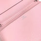 HERMES Bifold Agenda Vision Planner Stationery Case/Cover, Chevre, Unisex, Rose Sakura, Pink