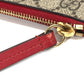 GUCCI 506280 GG Supreme Dog BOSCO Appliqué Pouch/Clutch Bag in GG Supreme Canvas, Unisex, Beige