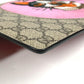 GUCCI 506280 GG Supreme Dog BOSCO Appliqué Pouch/Clutch Bag in GG Supreme Canvas, Unisex, Beige