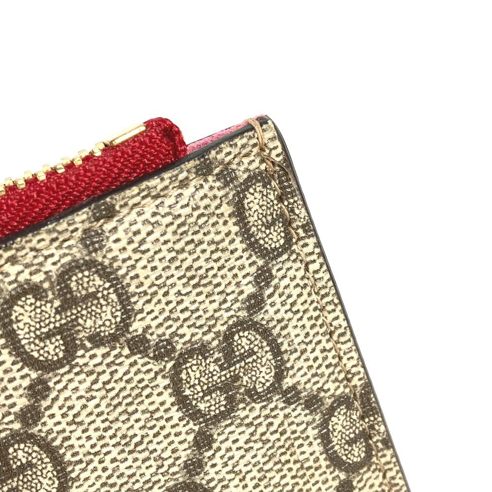 GUCCI 506280 GG Supreme Dog BOSCO Appliqué Pouch/Clutch Bag in GG Supreme Canvas, Unisex, Beige