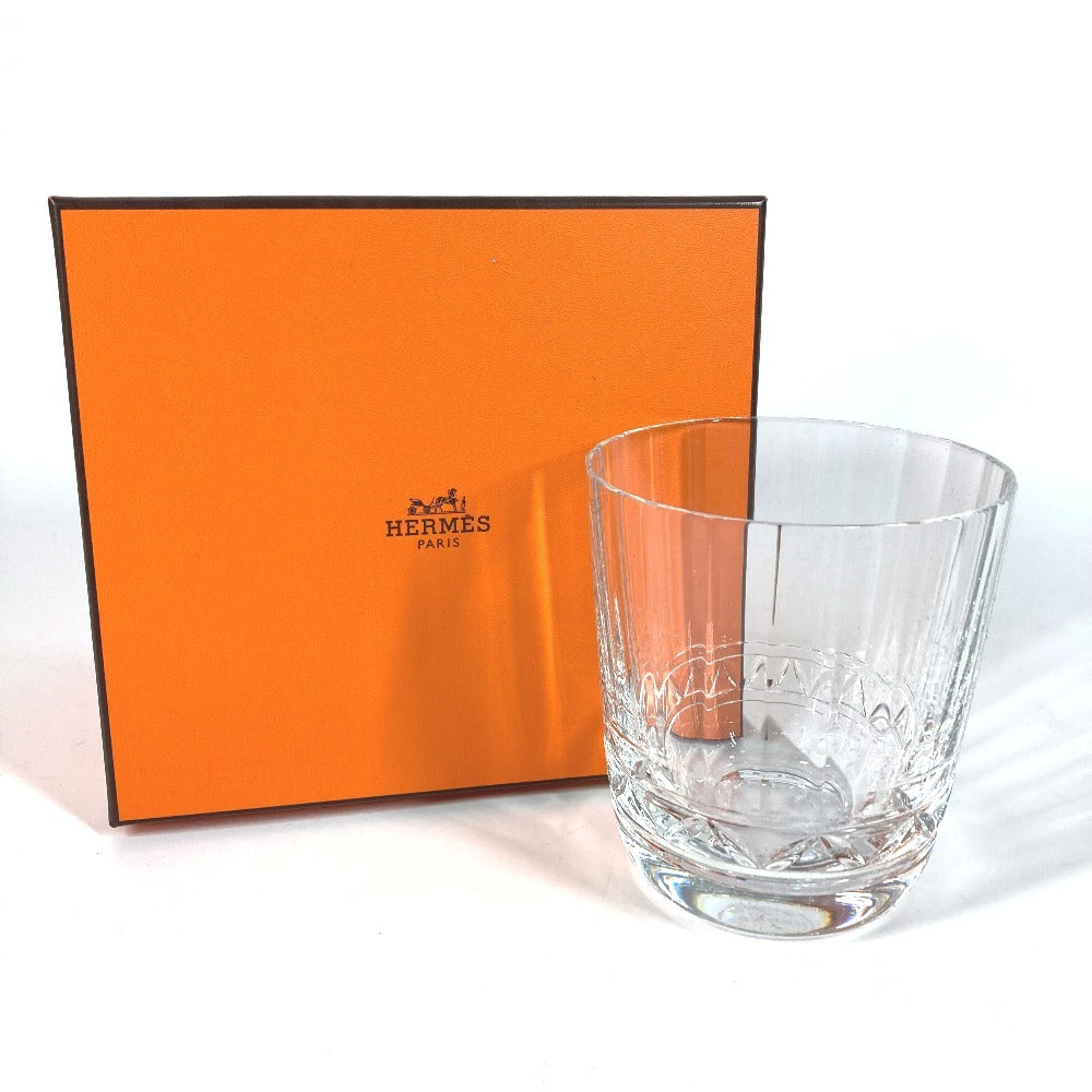HERMES P010131P コップ カップ 食器 ゴブレット 〈イスケンダー〉 PM ロックグラス グラス ガラス ユニセックス クリア