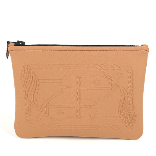 HERMES トゥルーストワレット ネオバンPM ネオバン PM ネオバン・カドリージュ PM クラッチバッグ カバン メイクポーチ マルチポーチ ポーチ ナイロン ユニセックス テール ベージュ