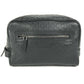 GUCCI 419775 Guccissima GG Logo Clutch Bag/Pouch with Handle/Second Bag/Shimmer Leather/Unisex Black