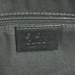 GUCCI 419775 Guccissima GG Logo Clutch Bag/Pouch with Handle/Second Bag/Shimmer Leather/Unisex Black