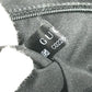 GUCCI 419775 Guccissima GG Logo Clutch Bag/Pouch with Handle/Second Bag/Shimmer Leather/Unisex Black