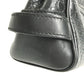 GUCCI 419775 Guccissima GG Logo Clutch Bag/Pouch with Handle/Second Bag/Shimmer Leather/Unisex Black