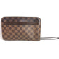 LOUIS VUITTON N51993 Damier Saint Louis Clutch Bag, Pouch with Strap, Second Bag, Damier Canvas, Unisex, Ebene, Brown
