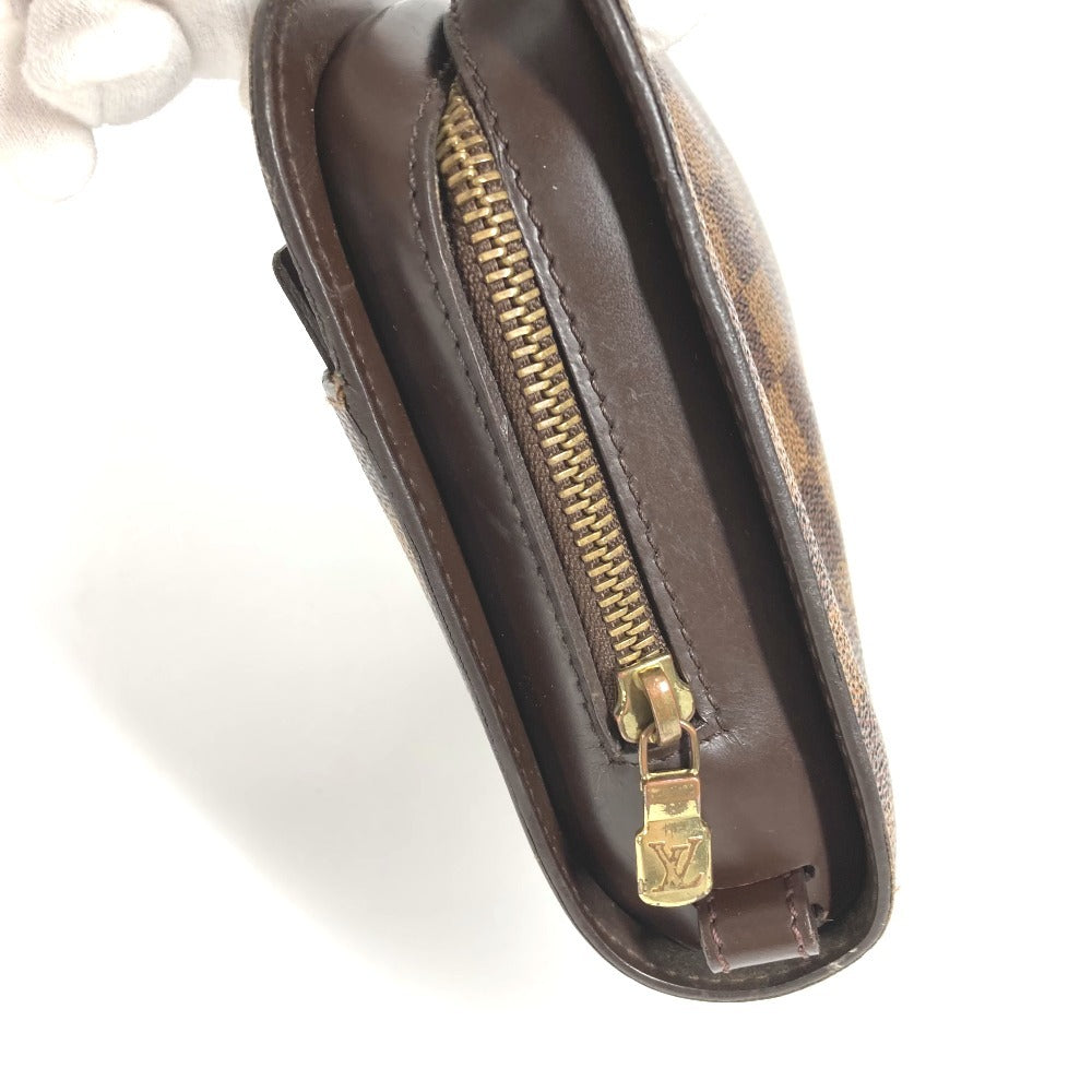 LOUIS VUITTON N51993 Damier Saint Louis Clutch Bag, Pouch with Strap, Second Bag, Damier Canvas, Unisex, Ebene, Brown