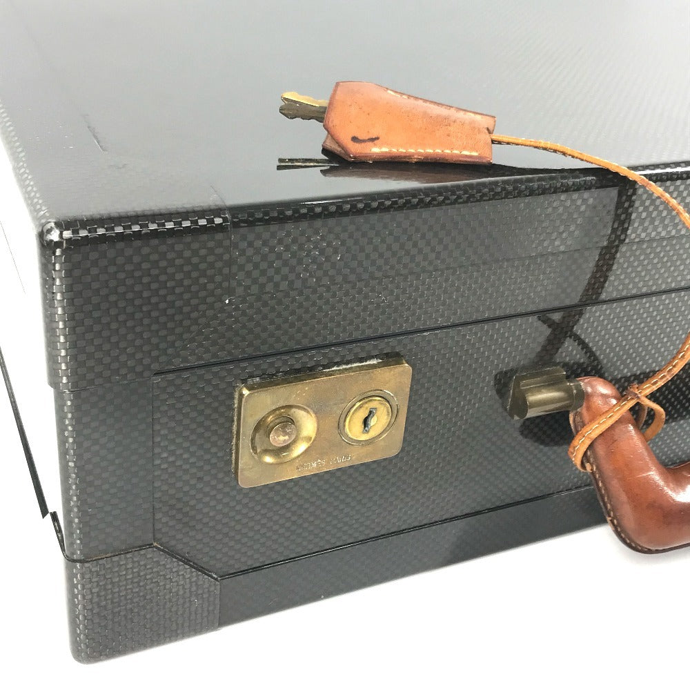 HERMES 150周年記念 500個限定 エスパスGM エスパス GM アタッシュケース ブリーフケース トランク ビジネスバッグ カーボン レディース ブラック