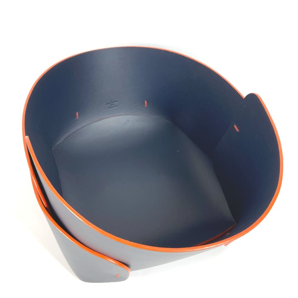 LOUIS VUITTON Petit Nomade Collection Overlay Bowl, Trinket Organizer, Leather, Unisex, Navy