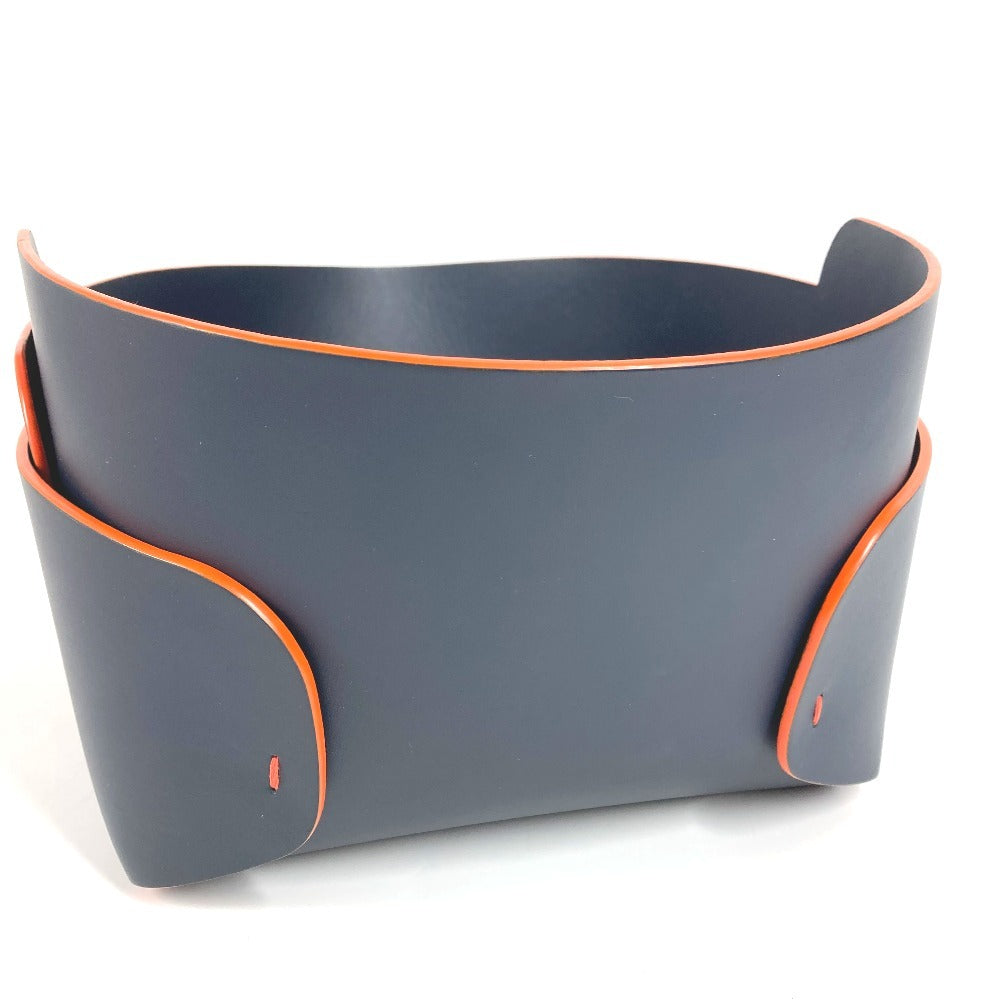 LOUIS VUITTON Petit Nomade Collection Overlay Bowl, Trinket Organizer, Leather, Unisex, Navy