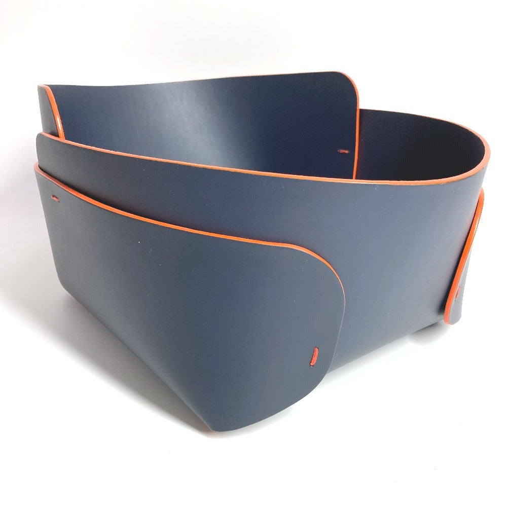 LOUIS VUITTON Petit Nomade Collection Overlay Bowl, Trinket Organizer, Leather, Unisex, Navy
