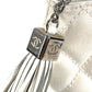 CHANEL CC Coco Mark Logo Quilted Matelasse Reissue Tote Bag with Fringe and Tassel, Shoulder Bag, 9618***, Leather/Canvas, Unisex, White