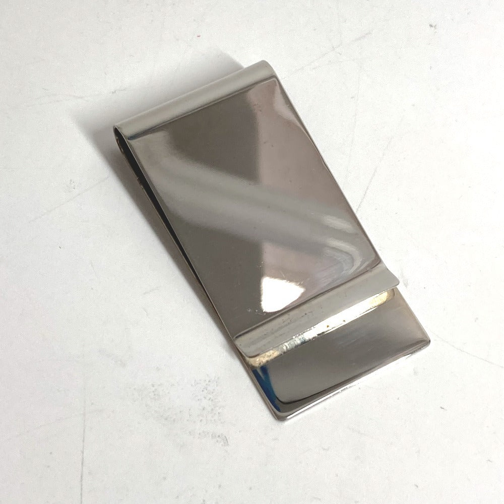 GUCCI Wallet Logo Bill Clip Money Clip SV925 Unisex Silver