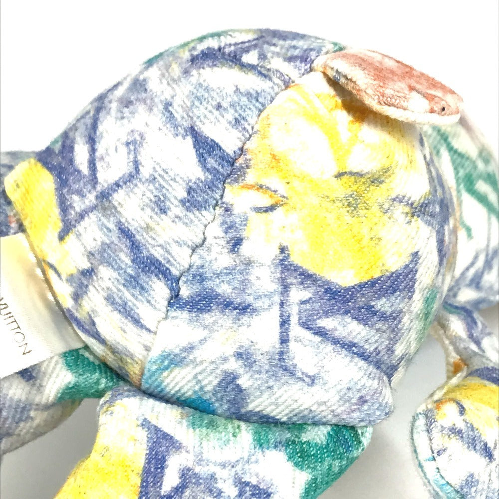 LOUIS VUITTON GI0502 Teddy Bear Monogram Pastel "Dudurui" Doll Bear Interior Object Plush Cotton Women's Multicolor