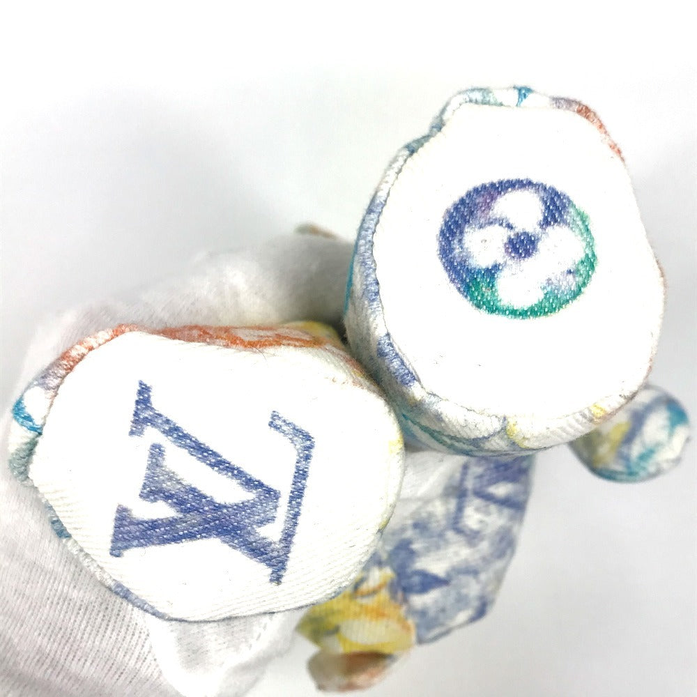 LOUIS VUITTON GI0502 Teddy Bear Monogram Pastel "Dudurui" Doll Bear Interior Object Plush Cotton Women's Multicolor