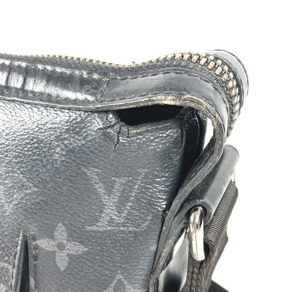 LOUIS VUITTON M44223 Monogram Eclipse Messenger Odyssey PM Messenger Bag, Crossbody Shoulder Bag, Monogram Eclipse Canvas, Unisex, Black