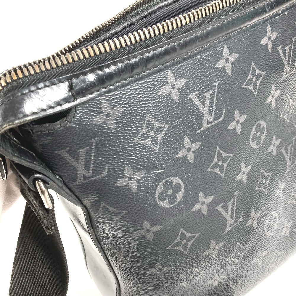 LOUIS VUITTON M44223 Monogram Eclipse Messenger Odyssey PM Messenger Bag, Crossbody Shoulder Bag, Monogram Eclipse Canvas, Unisex, Black