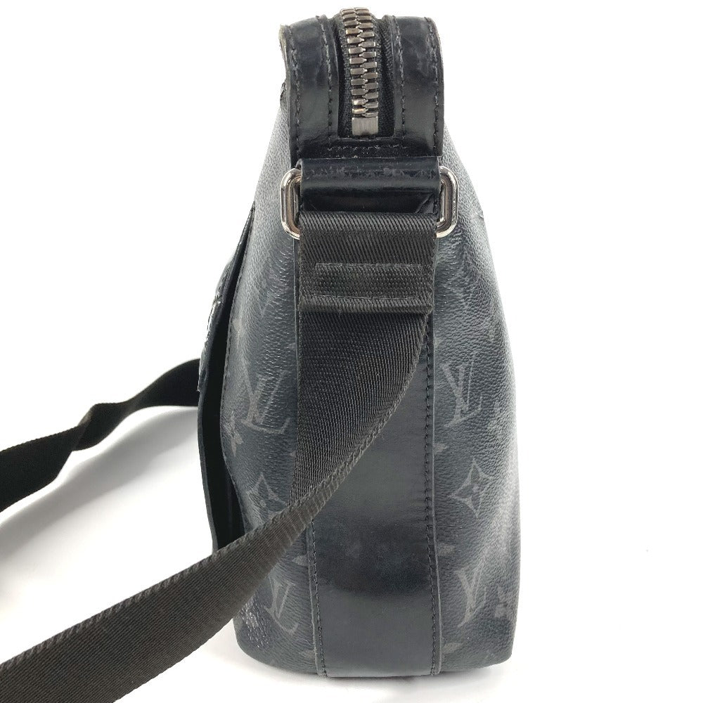 LOUIS VUITTON M44223 Monogram Eclipse Messenger Odyssey PM Messenger Bag, Crossbody Shoulder Bag, Monogram Eclipse Canvas, Unisex, Black