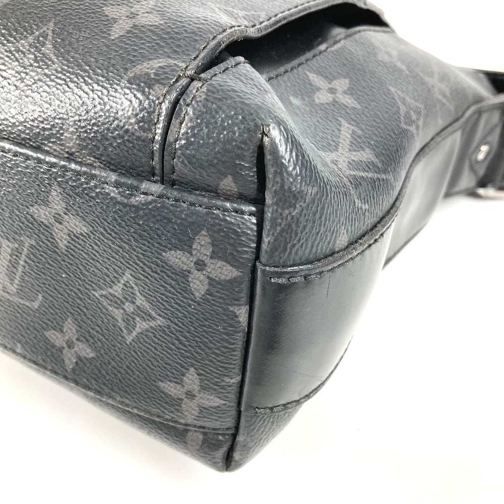 LOUIS VUITTON M44223 Monogram Eclipse Messenger Odyssey PM Messenger Bag, Crossbody Shoulder Bag, Monogram Eclipse Canvas, Unisex, Black